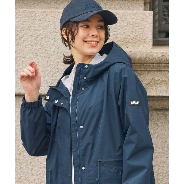 AIGLE / エーグル 透湿 防水 防風 2.5レイヤー フーデッドロングコート RPの画像
