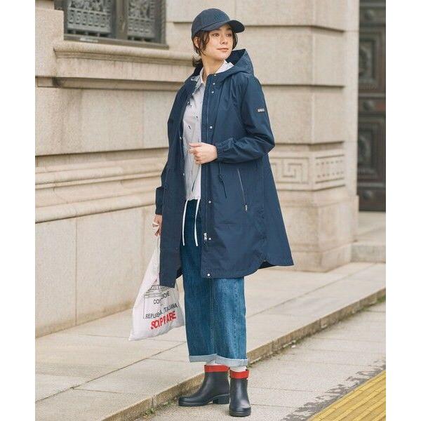 AIGLE / エーグル 透湿 防水 防風 2.5レイヤー フーデッドロングコート RPの画像