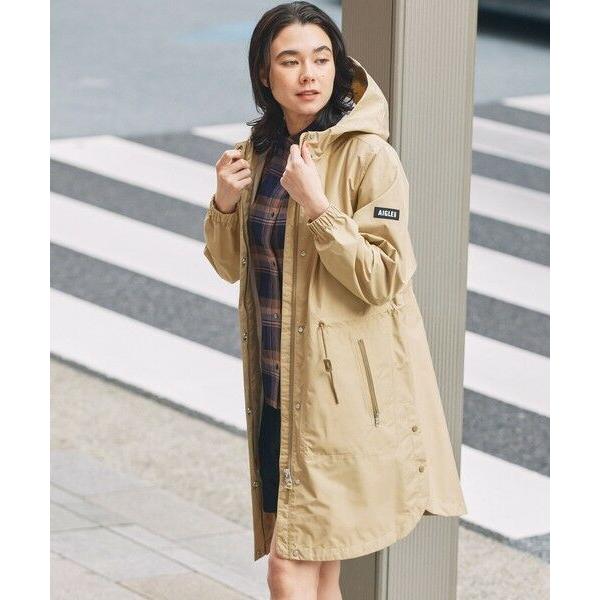 AIGLE / エーグル 透湿 防水 防風 2.5レイヤー フーデッドロングコート RPの画像