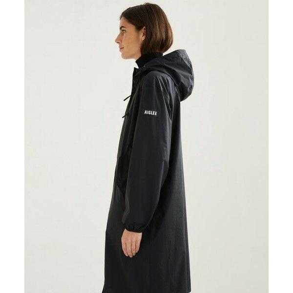 タグ・ノベルティ付き！AIGLE 透湿防水パッカブルロングフーデッドジャケット AIGLE / エーグル 透湿防水 パッカブルロングフーデッド