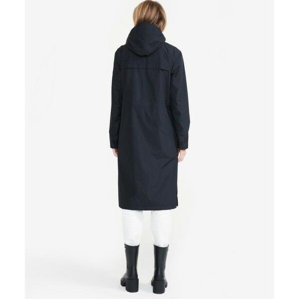 AIGLE（エーグル） 透湿防水 パッカブルロングフーデッドジャケット