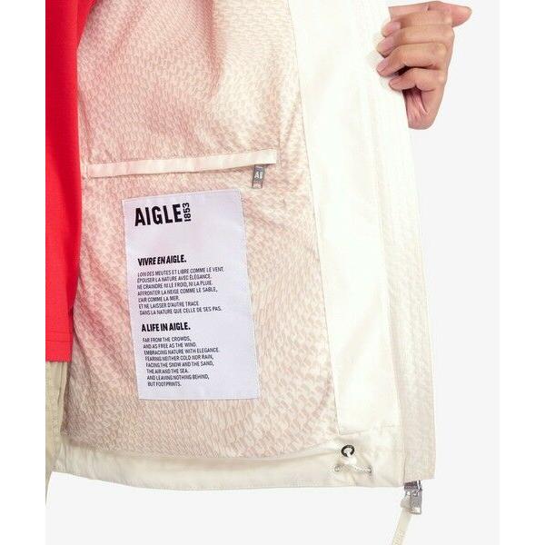 AIGLE / エーグル GORE-TEX ゴアテックス 防風 撥水 透湿 軽量 パッカブルフーデッドジャケットの画像