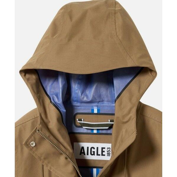 AIGLE / エーグル MTD 防水 透湿 ３レイヤー フーデッドコートの画像