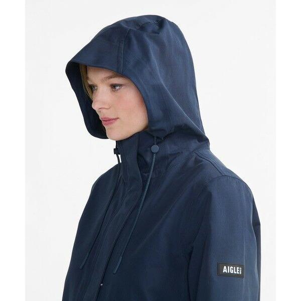 AIGLE / エーグル MTD 防水 透湿 ３レイヤー フーデッドコートの画像