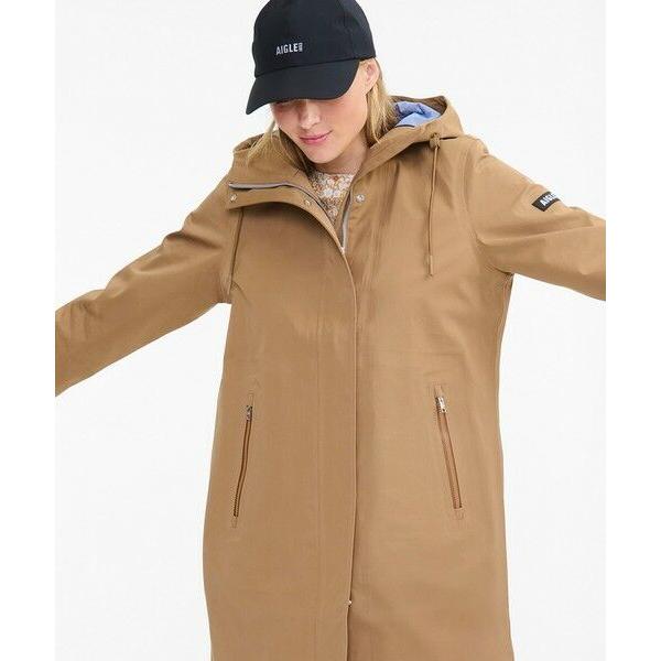 AIGLE / エーグル MTD 防水 透湿 ３レイヤー フーデッドコートの画像