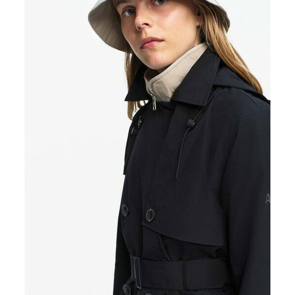 AIGLE / エーグル GORE-TEX ゴアテックス 防風 防水 透湿 ミドルトレンチコート / フード取り外し可の画像