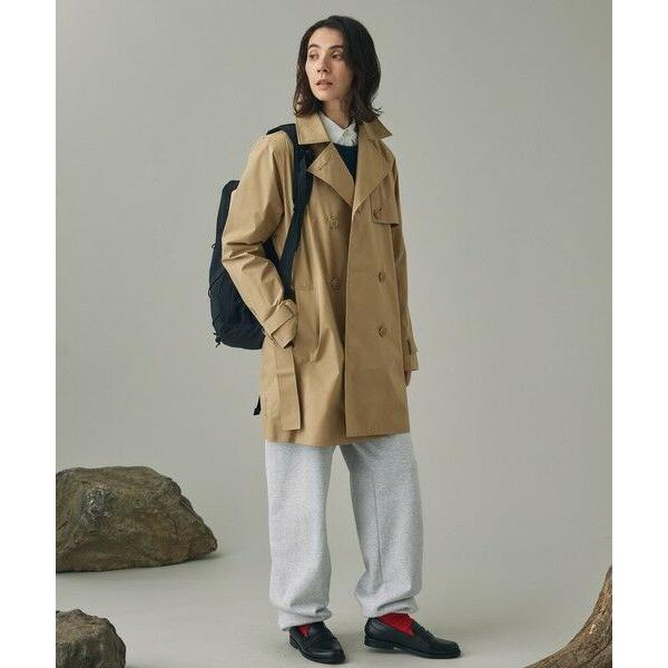 AIGLE / エーグル GORE-TEX ゴアテックス 防風 防水 透湿 ミドルトレンチコート / フード取り外し可の画像