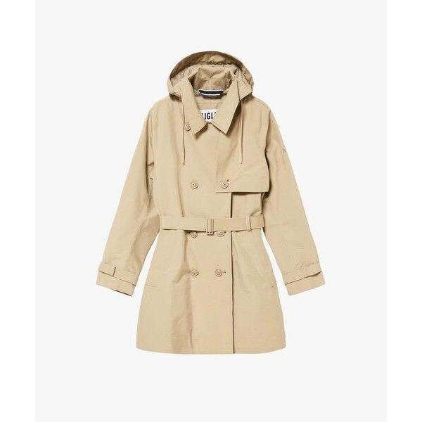 AIGLE / エーグル GORE-TEX ゴアテックス 防風 防水 透湿 ミドルトレンチコート / フード取り外し可の画像