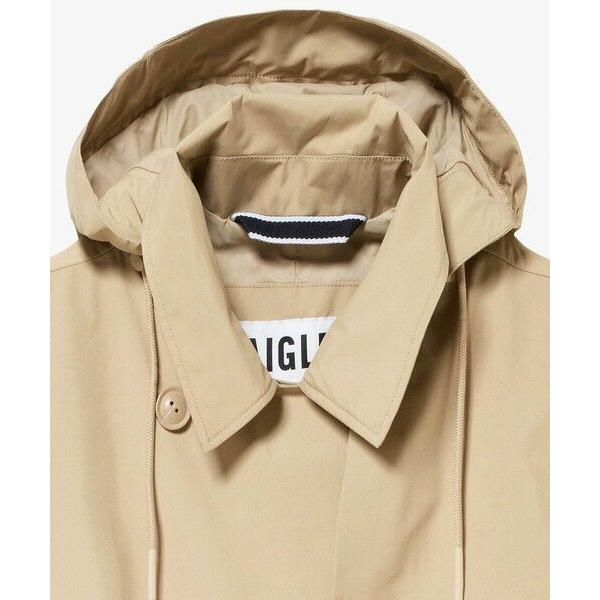 AIGLE / エーグル GORE-TEX ゴアテックス 防風 防水 透湿 ミドルトレンチコート / フード取り外し可の画像