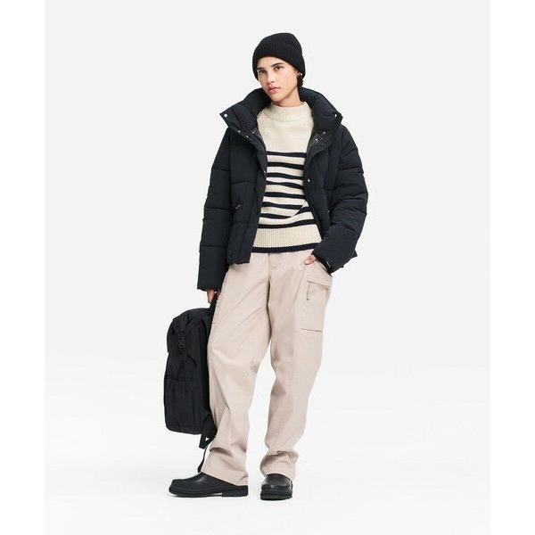 AIGLE ダイヤキルト パファーダウンジャケット ドローコード 短丈 y2k AIGLE ダイヤキルト パファーダウンジャケット ドローコード 短丈 y2k