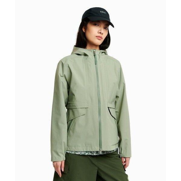 AIGLE / エーグル GORE-TEX ゴアテックス 防風 防水 透湿 3レイヤー フーディジャケットの画像
