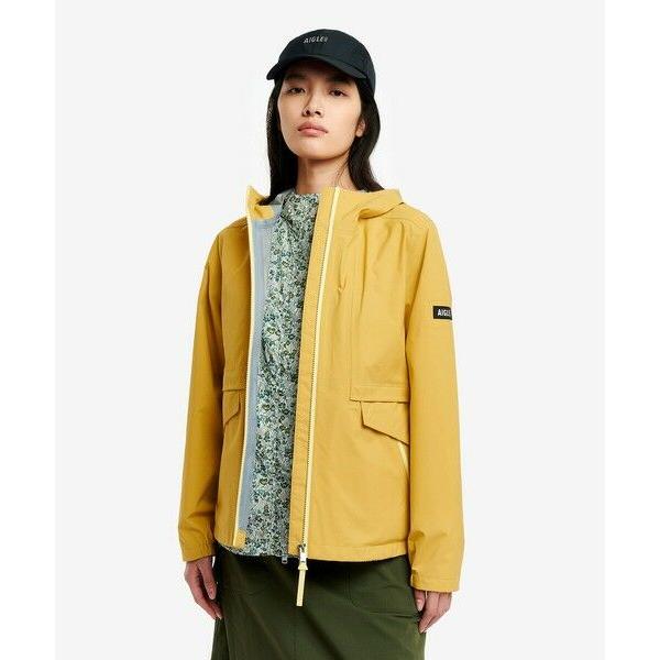 AIGLE / エーグル GORE-TEX ゴアテックス 防風 防水 透湿 3レイヤー フーディジャケットの画像