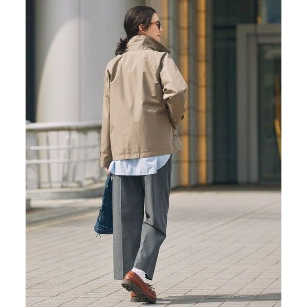 AIGLE / エーグル 防風 透湿 防水 GORE-TEX ゴアテックス ショートトレンチコート / フード取り外し可の画像