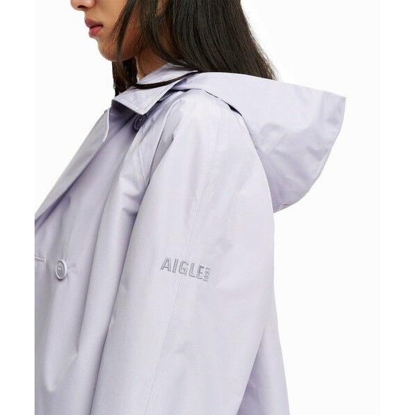 AIGLE / エーグル 防風 透湿 防水 GORE-TEX ゴアテックス ショートトレンチコート / フード取り外し可の画像