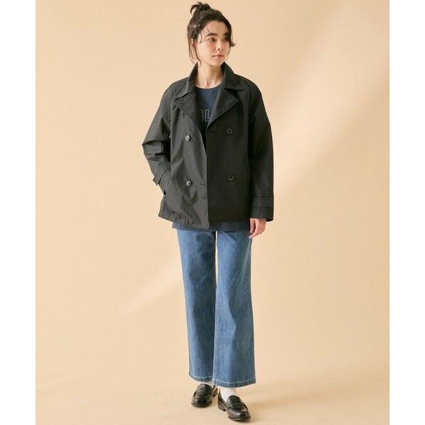 AIGLE / エーグル 防風 透湿 防水 GORE-TEX ゴアテックス ショートトレンチコート / フード取り外し可の画像