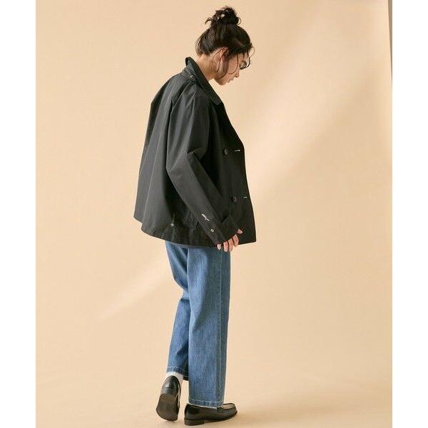 AIGLE / エーグル 防風 透湿 防水 GORE-TEX ゴアテックス ショートトレンチコート / フード取り外し可の画像