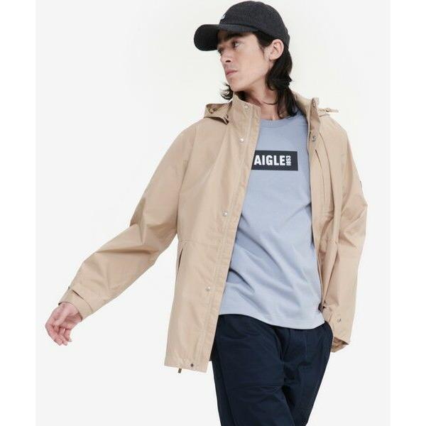 AIGLE / エーグル GORE-TEX ゴアテックス 防水 透湿 防風 2レイヤーフーデッドジャケットの画像