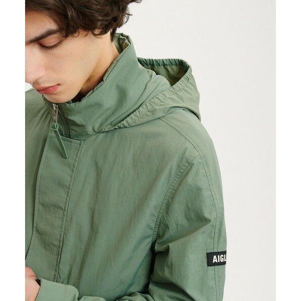 AIGLE（エーグル） 撥水 軽量マウンテンフーデッドジャケット