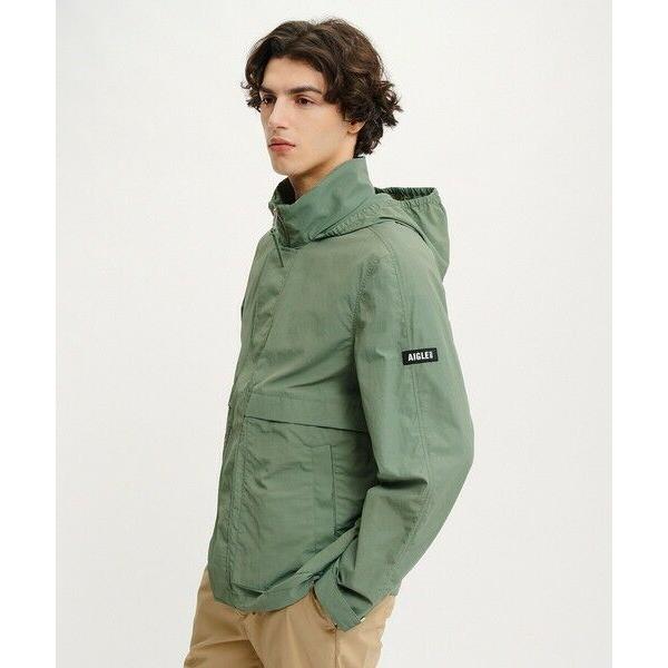 AIGLE（エーグル） 撥水 軽量マウンテンフーデッドジャケット