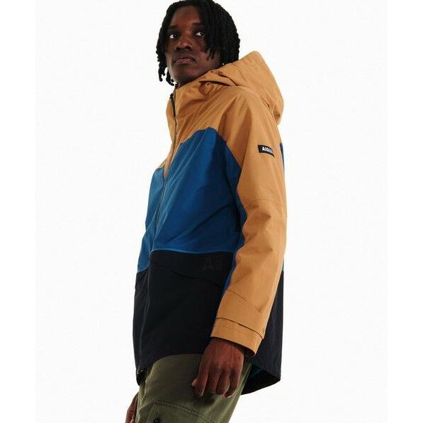 AIGLE（エーグル） 透湿防水 防風 2レイヤー フーデッドジャケット T