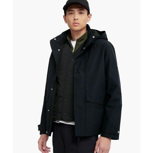 エーグル（AIGLE）/GORE−TEX 透湿防水 防風 2レイヤー フーデッドジャケット / スタンドジャケット AIGLE（エーグル） GORE-TEX 透湿防水 防風 2レイヤー フーデッド