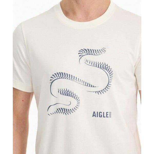 AIGLE（エーグル） 吸水速乾 プリント 半袖Tシャツ : タカシマヤ