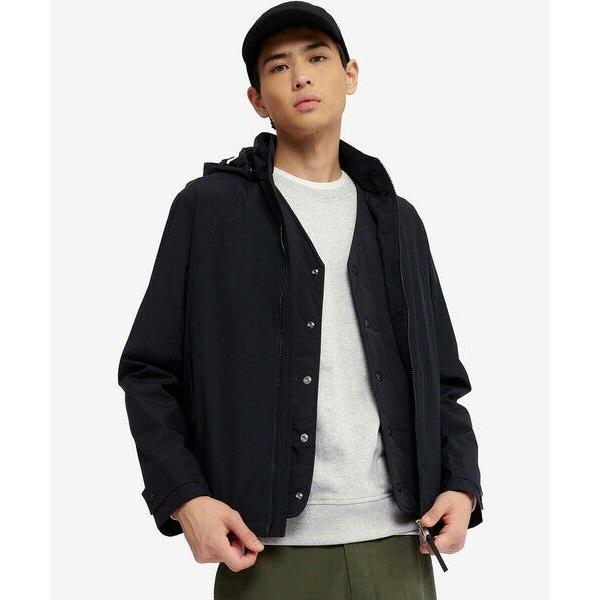 AIGLE エーグル ゴアテックスウインドストッパージャケット サイズ:L GORE-TEX WINDSTOPPER ZBHBH80   ブラック メンズ / 240001199989 AIGLE（エーグル） 防風 透湿 GORE-TEX WINDSTOPPER ゴアテックス