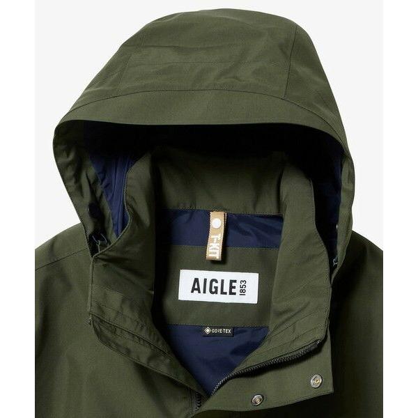 AIGLE / エーグル GORE-TEX ゴアテックス 防水 透湿 防風 2レイヤージャケット T-KIT / フード脱着可の画像