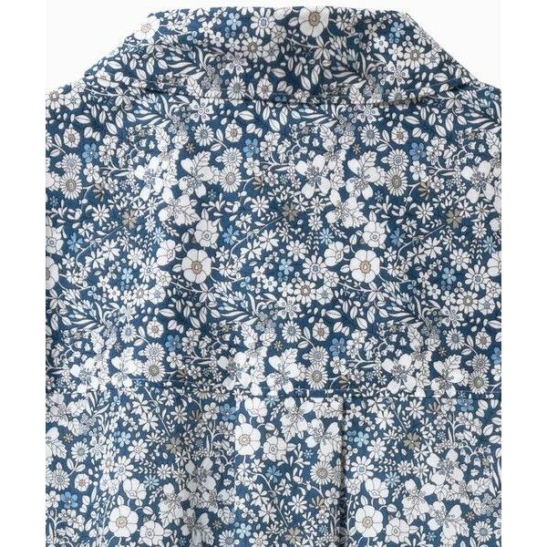 AIGLE（エーグル） 花柄 フラワー リバティロングシャツドレス