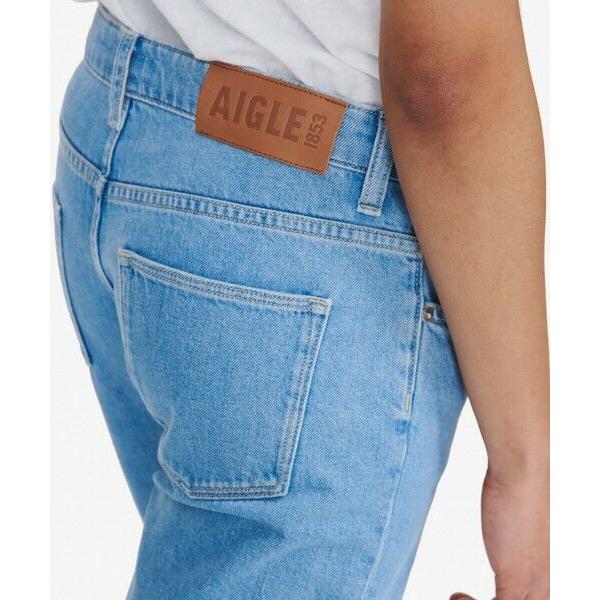 AIGLE（エーグル） オーガニックコットン ストレートデニムパンツ