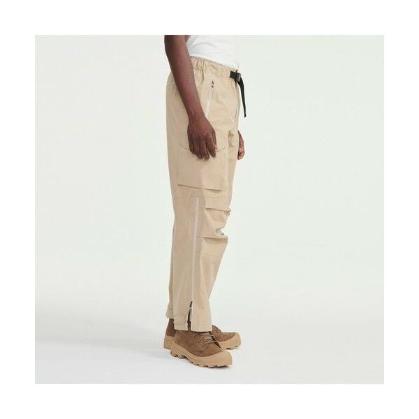 カーゴパンツ メタリックデザイン デニムカーゴパンツ メンズ