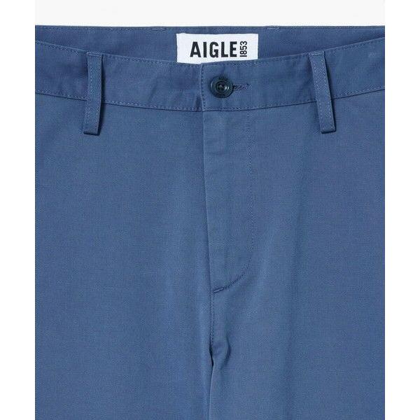 AIGLE / エーグル スリムフィット オーガニックコットンテーパードチノパンツ_16
