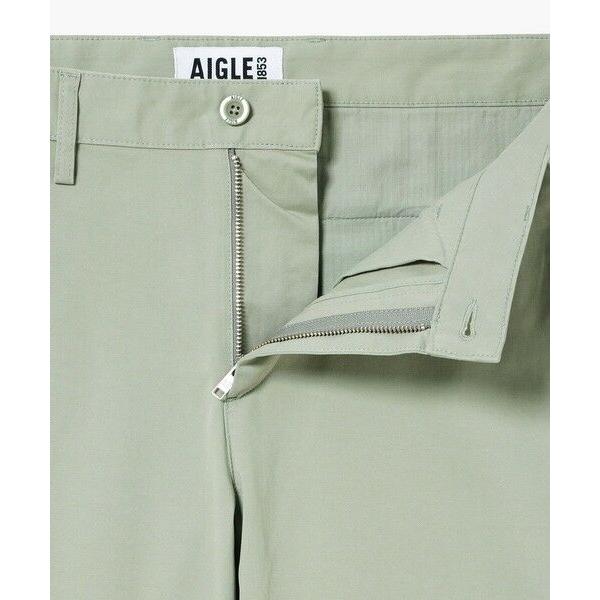 AIGLE / エーグル スリムフィット オーガニックコットンテーパードチノパンツ_7