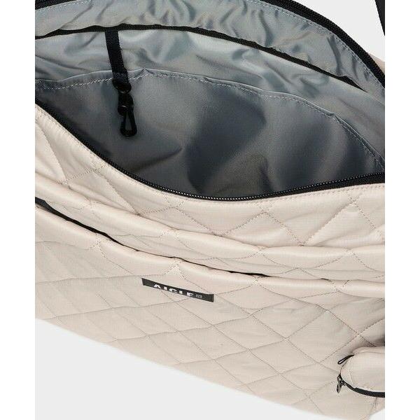 AIGLE（エーグル） キルティング 2wayトートバッグ イヤホンポーチ付き