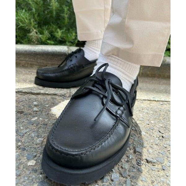 AIGLE / エーグル 【EC限定】フルグレインレザー トランスミッション レザーデッキシューズの画像