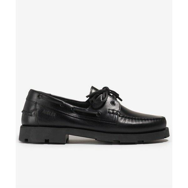 AIGLE / エーグル 【EC限定】フルグレインレザー トランスミッション レザーデッキシューズの画像