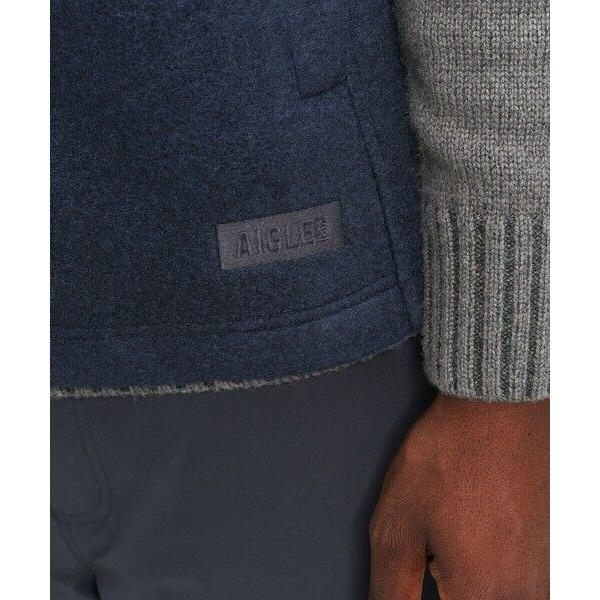 AIGLE（エーグル） メリノウールブレンド スタンドカラーフリース 