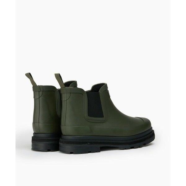 AIGLE / エーグル 防水 厚底 ソフトレイン ファー サイドゴアラバーブーツ / ウィンターブーツの画像