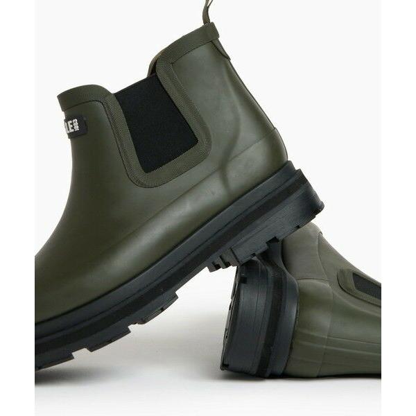 AIGLE / エーグル 防水 厚底 ソフトレイン ファー サイドゴアラバーブーツ / ウィンターブーツの画像