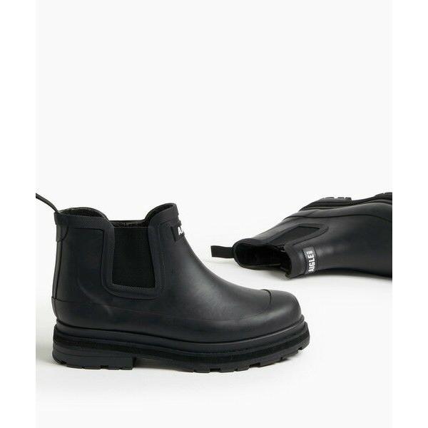 AIGLE / エーグル 防水 厚底 ソフトレイン ファー サイドゴアラバーブーツ / ウィンターブーツの画像