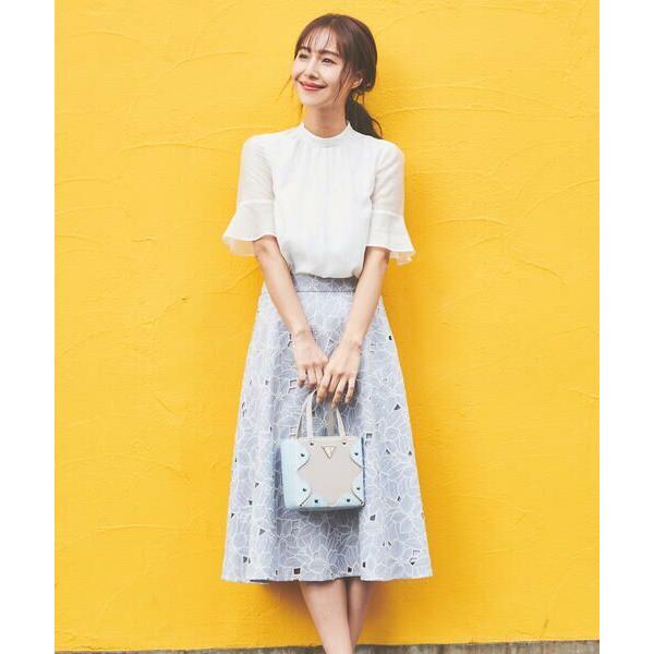 Debut De Fiore デビュードフィオレ ネックギャザーシアーブラウス タカシマヤファッションスクエア 通販 Paypayモール