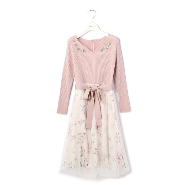 Laisse Passe レッセパッセ フラワーチュールドッキングワンピース タカシマヤファッションスクエア 通販 Paypayモール