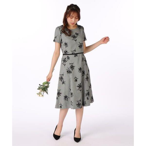 LAISSE PASSE / レッセパッセ 【WEB限定】千鳥フロッキーワンピース 