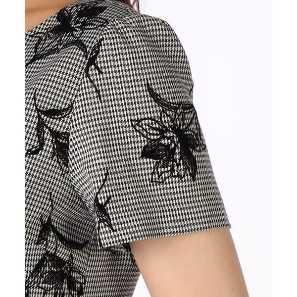 LAISSE PASSE / レッセパッセ 【WEB限定】千鳥フロッキーワンピース 