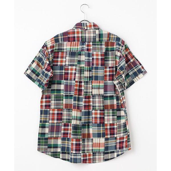 MARCEL LASSANCE パッチワークマドラスシャツ MARCEL LASSANCE パッチワークマドラスシャツ MARCEL LASSANCE