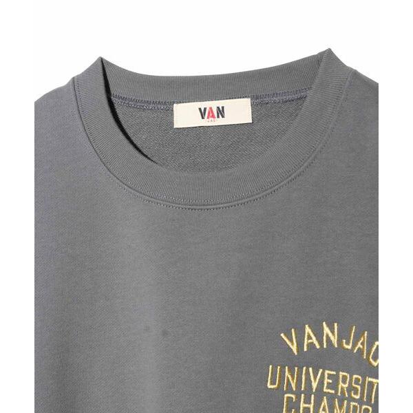 VAN VAN / ヴァン 刺繍ワッペントレーナー＜ミニ裏毛＞ : タカシマヤ