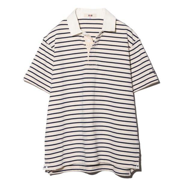 VAN / ヴァン ボーダーラガーシャツ | VAN