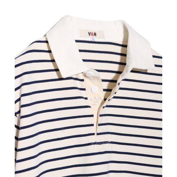 VAN / ヴァン ボーダーラガーシャツ | VAN | 02