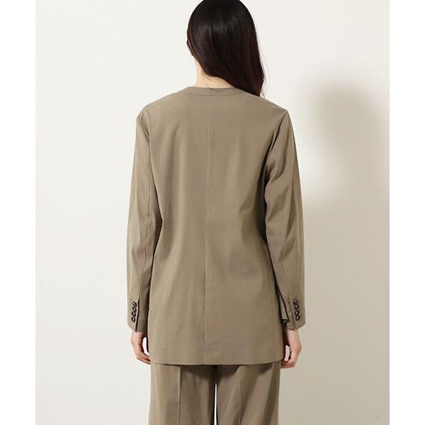 MOGA / モガ テンセルリネンノーカラージャケット : タカシマヤ