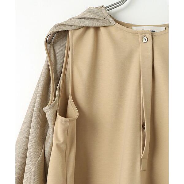 MOGA / モガ feerique メッシュ×ジャージドッキングブラウス feerique メッシュ×ジャージドッキングブラウス｜BIGI